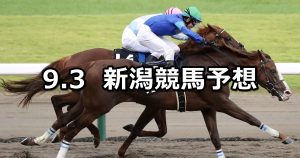 【古町ステークス】2022/9/3(土) 中央競馬 穴馬予想（新潟競馬）