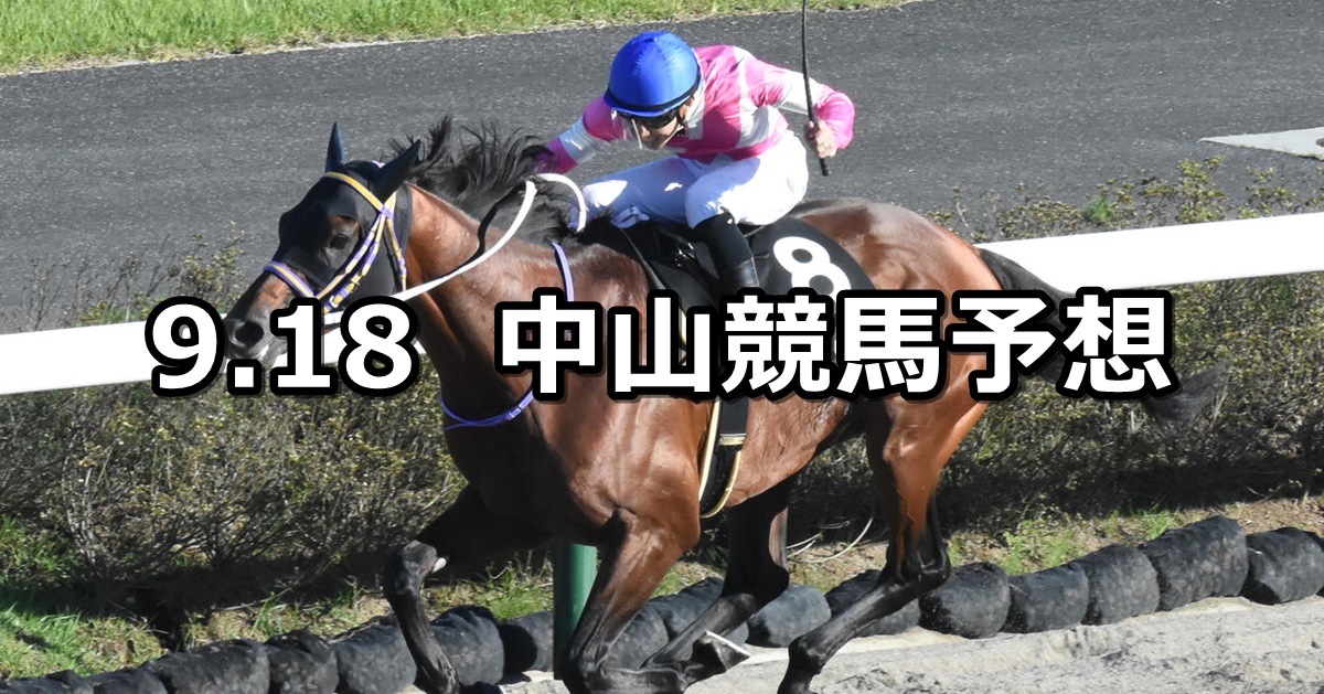 【ラジオ日本賞】2022/9/18(日) 中央競馬 穴馬予想（中山競馬）