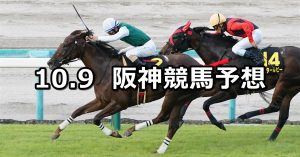 【オパールステークス】2022/10/9(日) 中央競馬 穴馬予想(阪神競馬)