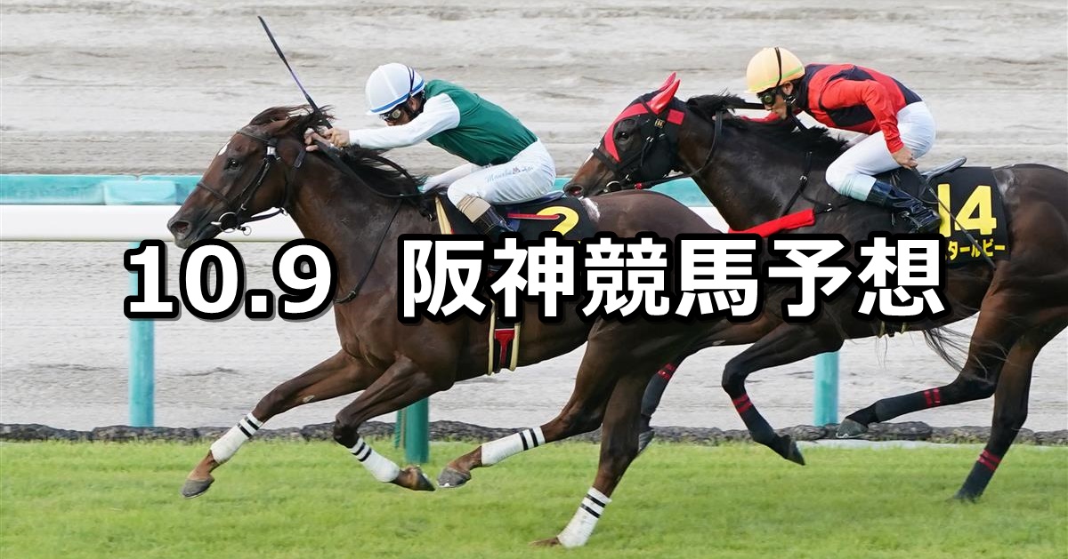 【オパールステークス】2022/10/9(日) 中央競馬 穴馬予想（阪神競馬）