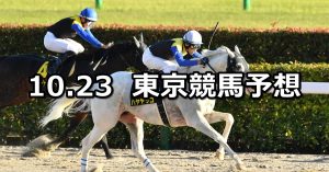【ブラジルカップ】2022/10/23(日) 中央競馬 穴馬予想（東京競馬）