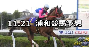 【山茶花特別】2022/11/21(月)地方競馬 穴馬予想（浦和競馬）