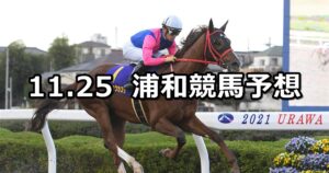 【神楽月特別】2022/11/25(金)地方競馬 穴馬予想（浦和競馬）