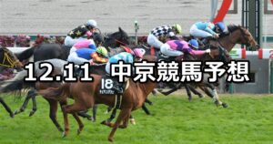 【知立ステークス】2022/12/11(日) 中央競馬 穴馬予想（中京競馬）