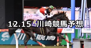 【麻生オープン】2022/12/15(木)地方競馬 穴馬予想(川崎競馬)