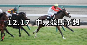 【尾頭橋ステークス】2022/12/17(土) 中央競馬 穴馬予想(中京競馬)