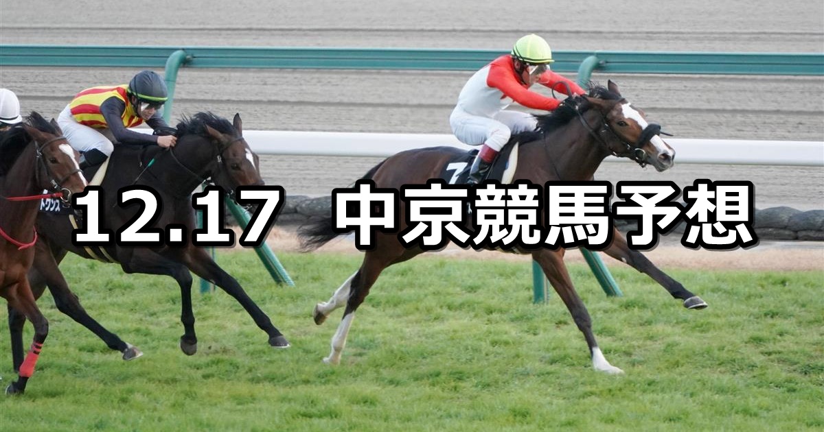 【尾頭橋ステークス】2022/12/17(土) 中央競馬 穴馬予想（中京競馬）