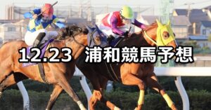 【浦和ジュニアチャンピオン】2022/12/23(金)地方競馬 穴馬予想（浦和競馬）