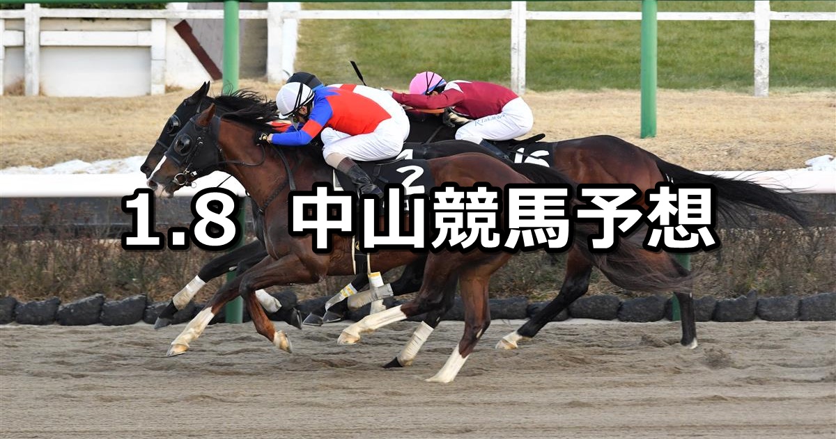【ポルックスステークス】2023/1/8(日) 中央競馬 穴馬予想（中山競馬）