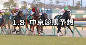 【シンザン記念】2023/1/8(日) 中央競馬 穴馬予想(中京競馬)