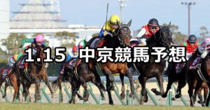 【日経新春杯】2023/1/15(日) 中央競馬 穴馬予想(中京競馬)