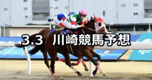 【ありがとう 酒井忍騎手】2023/3/3(金)地方競馬 穴馬予想(川崎競馬)