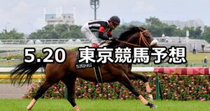 【メイステークス】2023/5/20(土) 中央競馬 穴馬予想（東京競馬）