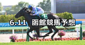 【函館スプリントステークス】2023/6/11(日) 中央競馬 穴馬予想（函館競馬）