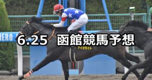 【大沼ステークス】2023/6/25(日) 中央競馬 穴馬予想(函館競馬)