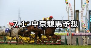 【白川郷ステークス】2023/7/1(土) 中央競馬 穴馬予想（中京競馬）