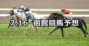 【函館記念】2023/7/16(日) 中央競馬 穴馬予想（函館競馬）