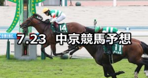 【中京記念】2023/7/23(日) 中央競馬 穴馬予想（中京競馬）