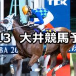 【ホッケータウンしながわ賞】2023/8/13(日)地方競馬 穴馬予想(大井競馬)