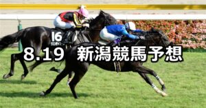 【日本海ステークス】2023/8/19(土) 中央競馬 穴馬予想(新潟競馬)