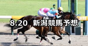 【NST賞】2023/8/20(日) 中央競馬 穴馬予想(新潟競馬)