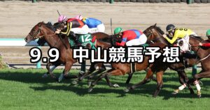 【紫苑ステークス】2023/9/9(土) 中央競馬 穴馬予想(中山競馬)