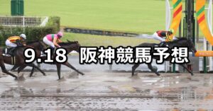【JRAアニバーサリーステークス】2023/9/18(月) 中央競馬 穴馬予想(阪神競馬)