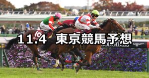 【京王杯2歳ステークス】2023/11/4(土) 中央競馬 穴馬予想（東京競馬）