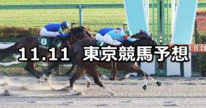 【武蔵野ステークス】2023/11/11(土) 中央競馬 穴馬予想(東京競馬)