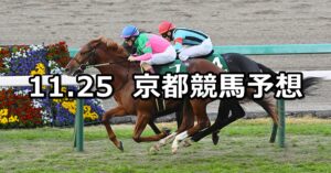 【京都2歳ステークス】2023/11/25(土) 中央競馬 穴馬予想（京都競馬）