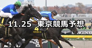 【キャピタルステークス】2023/11/25(土) 中央競馬 穴馬予想(東京競馬)