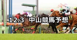 【ラピスラズリステークス】2023/12/3(日) 中央競馬 穴馬予想(中山競馬)