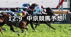 【中日新聞杯】2023/12/9(土) 中央競馬 穴馬予想（中京競馬）