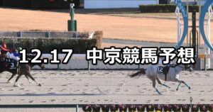 【コールドムーンステークス】2023/12/17(日) 中央競馬 穴馬予想（中京競馬）