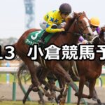 【愛知杯】2024/1/13(土) 中央競馬 穴馬予想(小倉競馬)
