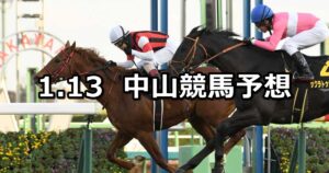 【ニューイヤーステークス】2024/1/13(土) 中央競馬 穴馬予想（中山競馬）