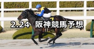【仁川ステークス】2024/2/24(土) 中央競馬 穴馬予想（阪神競馬）