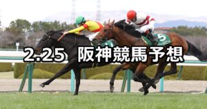 【阪急杯】2024/2/25(日) 中央競馬 穴馬予想（阪神競馬）