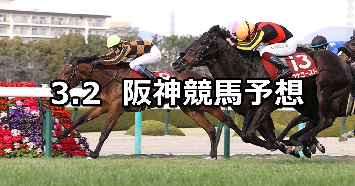 【チューリップ賞】2024/3/2(土) 中央競馬 穴馬予想（阪神競馬）