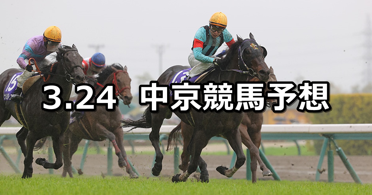 【高松宮記念】2024/3/24(日) 中央競馬 穴馬予想（中京競馬）
