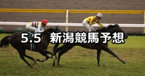 【新潟大賞典】2024/5/5(日) 中央競馬 穴馬予想（新潟競馬）