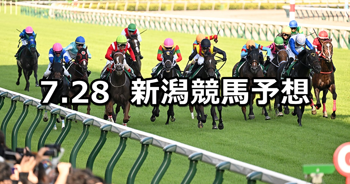 【アイビスサマーダッシュ】2024/7/28(日) 中央競馬 穴馬予想（新潟競馬）