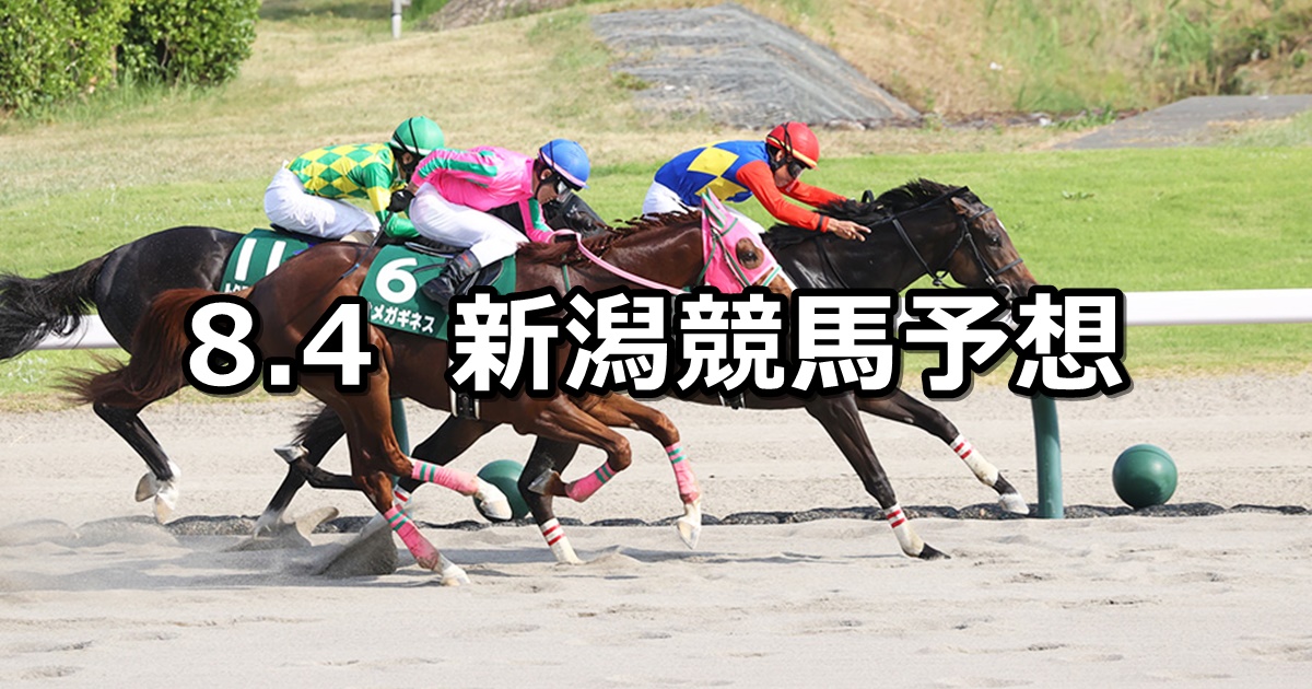 【レパードステークス】2024/8/4(日) 中央競馬 穴馬予想（新潟競馬）