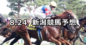【朱鷺ステークス】2024/8/24(土) 中央競馬 穴馬予想（新潟競馬）