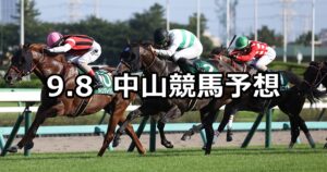 【京成杯オータムハンデ】2024/9/8(日) 中央競馬 穴馬予想(中山競馬)