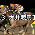 【デイリースポーツ賞】2024/9/13(金)地方競馬 穴馬予想(大井競馬)