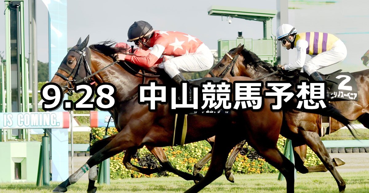 【秋風ステークス】2024/9/28(土) 中央競馬 穴馬予想（中山競馬）