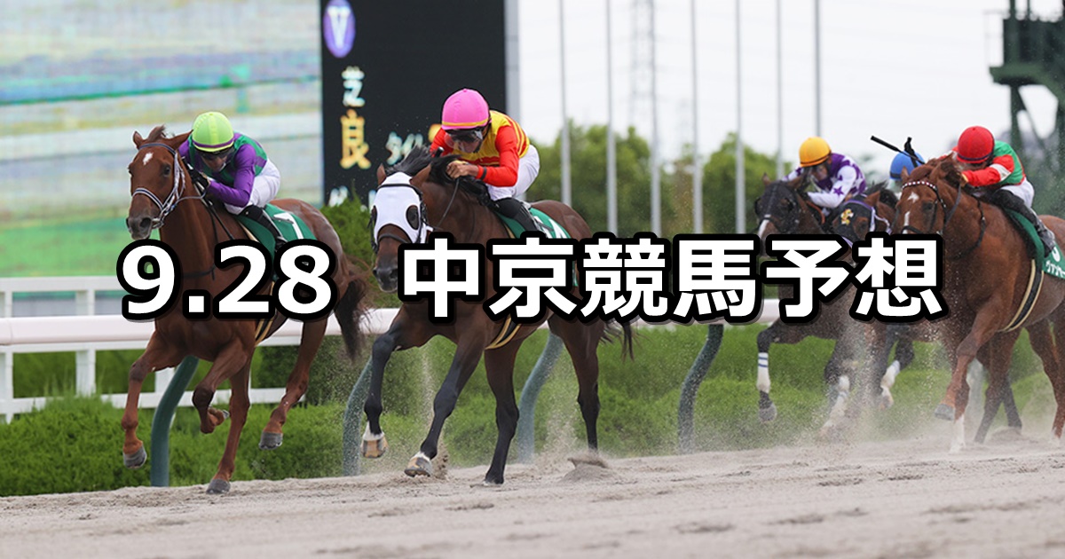 【シリウスステークス】2024/9/28(土) 中央競馬 穴馬予想（中京競馬）