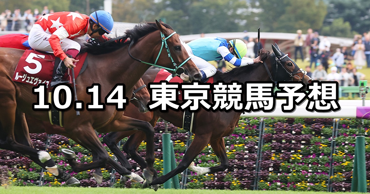 【府中牝馬ステークス】2024/10/14(月) 中央競馬 穴馬予想（東京競馬）