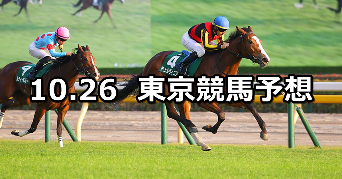 【アルテミスステークス】2024/10/26(土) 中央競馬 穴馬予想（東京競馬）